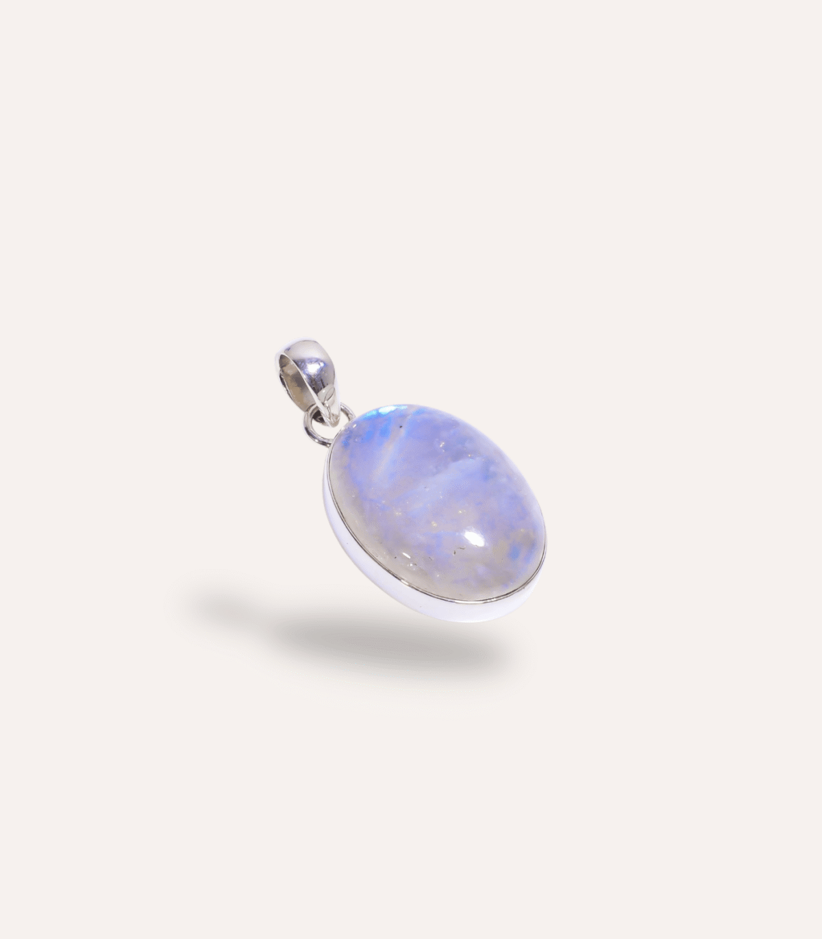 STERLING SILVER MOONSTONE PENDANT
