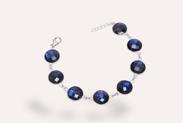 STERLING SILVER LABRADORITE BRACELET