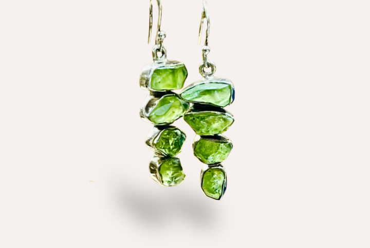Silver Gemstone Earrings Collection