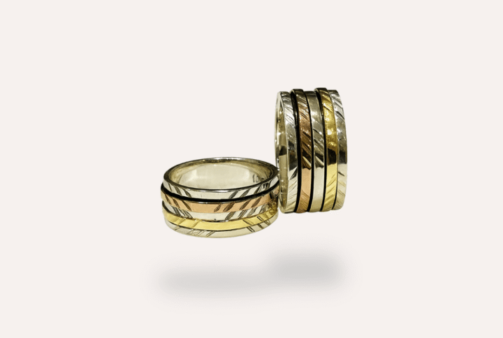 STERLING SILVER SPINNER RING